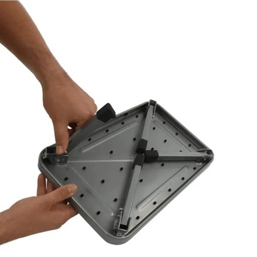 СТУПЕНКА ВХОДНАЯ ПЛАТФОРМА ДЛЯ КАМЕРЫ КЕМПИНГА, СКЛАДНАЯ 150 кг