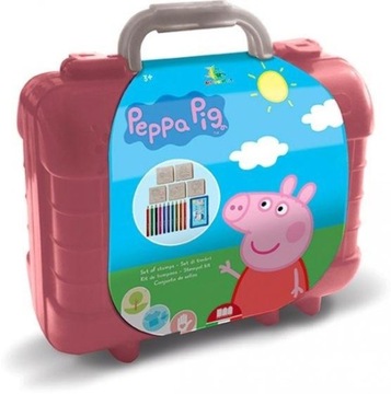 Świnka Peppa Zabawka kreatywna plastyczna WALIZKA