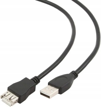 GEMBIRD USB 2.0 удлинительный кабель типа AM-AF 1,8м черный