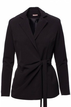 EU XL K056 Элегантный пиджак с завязками сбоку -