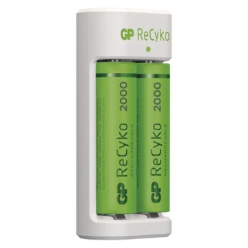 E211 GP AA AAA NiMH + 2 зарядных устройства AA 2100 мАч ReCy