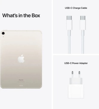 Планшет Apple iPad Air (5-го поколения) 10,9 дюйма, 5G, 8 ГБ / 64 ГБ, кремовый