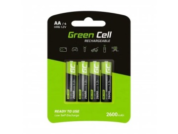 Green Cell — 4 аккумулятора AA HR6 емкостью 2600 мАч