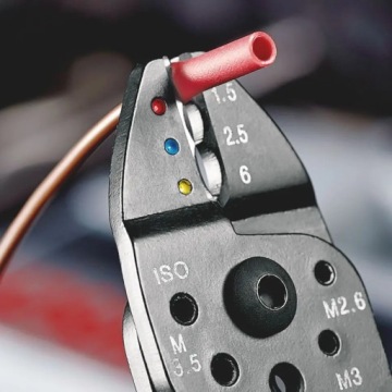 Клещи Knipex для обжима кабельных соединителей 1,5–6,0 мм KN 97 22 240