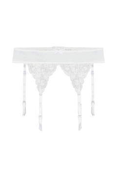 Пояс для чулок Julimex Iris, белый, XL