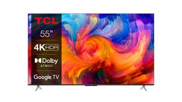TCL 55P638 55 дюймов 4K UHD LED TV Android TV WiFi Bluetooth