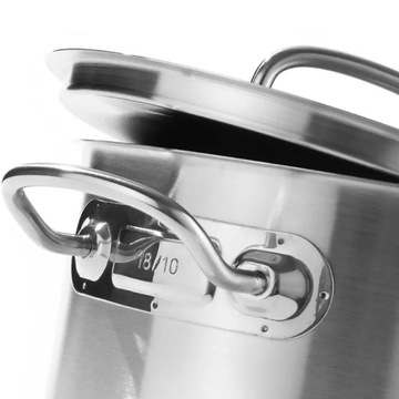 Высокая кастрюля Kitchen Line с крышкой, диаметр 9 л. 240 х 200 ч — Хенди 837306