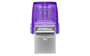 Флеш-накопитель 256 ГБ Kingston Data Traveler MicroDuo 3C G3 USB-3.2 USB-C 200 МБ/с
