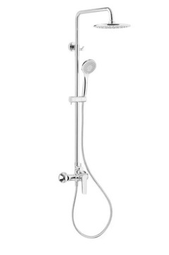 KFA ДУШЕВОЙ НАБОР Настенный Танзанит со смесителем ХРОМ и тропическим душем