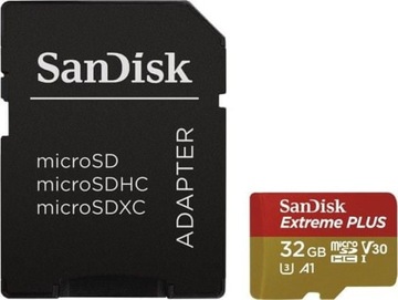 SanDisk Extreme Plus micro 32 ГБ U3 100/90 МБ/с