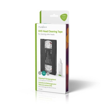 Nedis CLTP100BK VHS чистящая кассета для видеорегистраторов, жидкость 20 мл