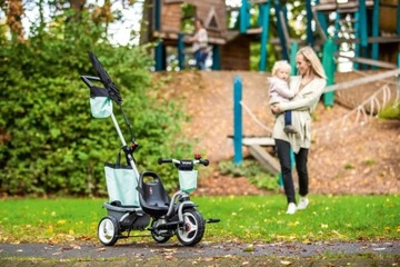 Szary rowerek trójkołowy Puky CEETY Comfort