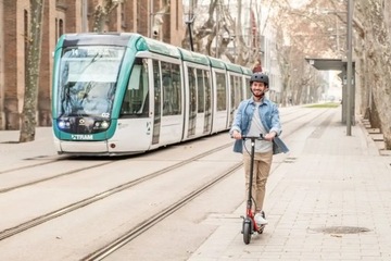 Электрический самокат Segway Ninebot D18E черно-красный 25км/ч