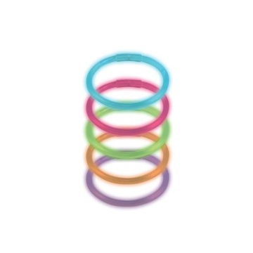 Флуоресцентный браслет, светящийся в темноте x10