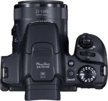 Компактный фотоаппарат Canon PowerShot SX70 HS черный