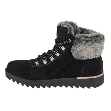 Skechers Damskie Buty Bobs Mountain Kiss Czarne Zamsz 36 EU