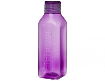 Bidon Butelka Na Wodę Sistema Napój Zakręcana Kwadratowa BPA Free 725ml