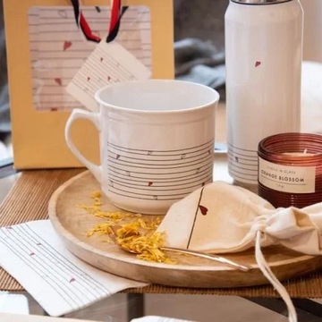 Большая КЕРАМИЧЕСКАЯ КРУЖКА для питья чая, трав, кофе, шоколада с подогревом XL