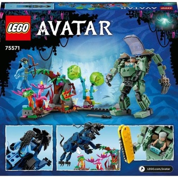 LEGO Avatar 75571 Нейтири и Танатор против Куорича в костюме PZM EOL