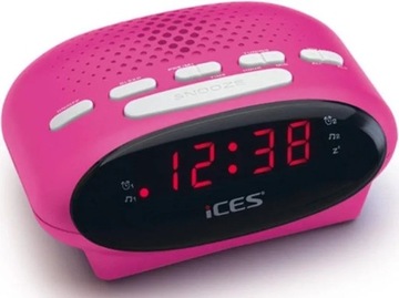 Radio sieciowe FM iCes ICR-210 Radiobudzik z radiem FM