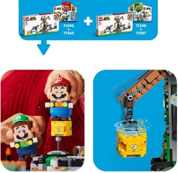 LEGO SUPER MARIO 71390 WALKA Z REZNORAMI-ZESTAW UZ