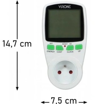 ДВОЙНОЙ ТАРИФНЫЙ НАБЛЮДАТЕЛЬ С ЖК-ДИСПЛЕЕМ И АККУМУЛЯТОРОМ