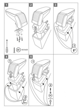 СТАНДАРТНЫЙ ПОДЛОКОТНИК Hyundai i20 2014->