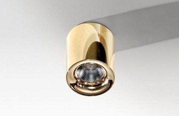 СВЕТИЛЬНИК TUBA SPOT GOLD С ГЛЯНЦЕВЫМИ СВЕТОДИОДАМИ ДЛЯ ГОСТИНОЙ 24Ч