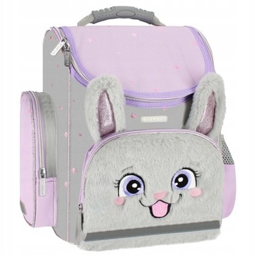 TORNISTER SZKOLNY KRÓLIK LILIOWY