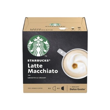 Starbucks Latte Macchiato Kapsułki kawa do Dolce Gusto 12 sztuk