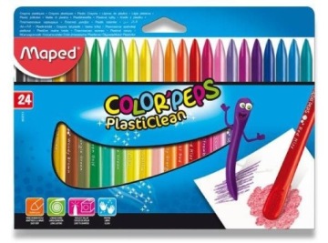 ПЛАСТИКОВЫЕ КАРАНДАШИ COLORPEPS 24 ШТ.