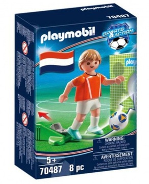 Playmobil Piłkarz reprezentacji Holandii (70487)