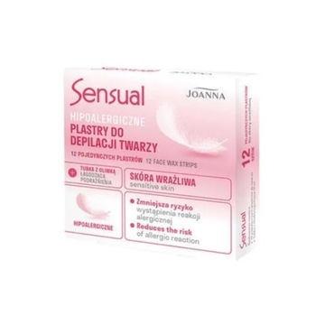 JOANNA ГИПОАЛЛЕРГИЧНЫЕ ПАТЧИ ДЛЯ ДЕПИЛЯЦИИ ЛИЦА