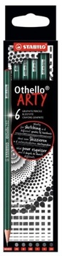 Карандаши деревянные STABILO Othello 6 шт.ARTY Mix (
