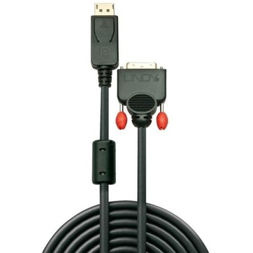 LINDY DisplayPort — переходной кабель DVI M/M, 3 м, черный, 4K, 60 Гц