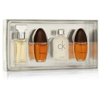 Zestaw Calvin Klein Women Classic Eternity + CK One + Obssesion 4x15ml