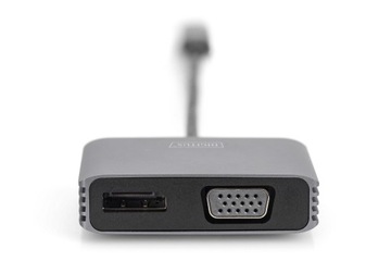 Digitus USB-C - Dp + Vga Adapter 20cm
