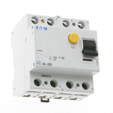 Устройство защитного отключения 4П 40А 0,03А тип AC PF6-40/4/003 286508