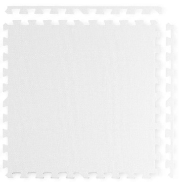 БОЛЬШОЙ КОВРИК ПЕННЫЙ, ПАЗЛ 60х60 см, 4 шт. RICOKIDS БЕЛЫЙ И СИНИЙ.