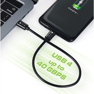 USB 4.0 Кабель USB-C — USB-C Thunderbolt 4 PD M/M, 80 см