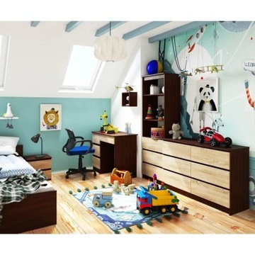 ОФИСНАЯ ПОЛКА R 60 см CLP 3S2P ВЕНГЕ SONOMA