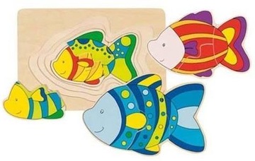 Многослойная головоломка с рыбками