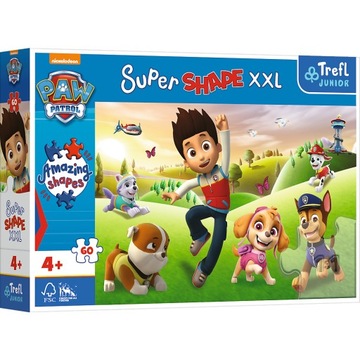 Puzzle 60 elementów XXL Uśmiechnięte pieski Psi Patrol PAW PATROL Trefl