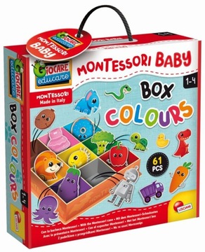 Montessori Baby Gra edukacyjna Kolory 61el LISCIANI