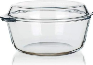 Устойчивый судно с круглой крышкой 2100 мл Borcam Pasabahce