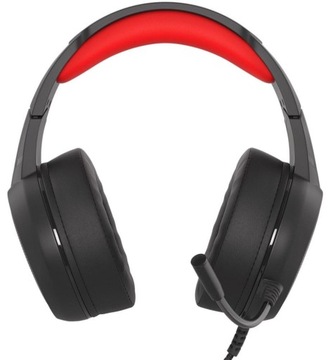 Наушники GENESIS Neon 200 RGB Черно-красные