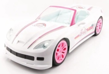 Барби Белый Кабриолет Радиоуправляемая Машинка с Дистанционным Управлением