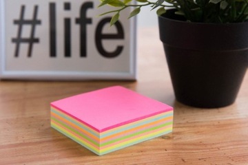 6 самоклеящихся блокнотов BLOCK 75x75 Magic NEON