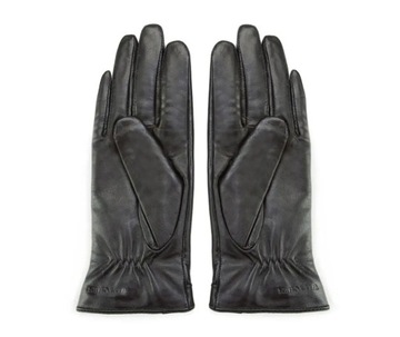 Czarne rękawiczki damskie WITTCHEN 39-6-530-1 - M