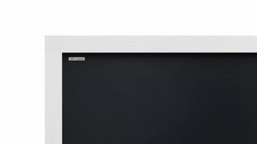 Доска для мела белая 90х60см белая рамка + мел